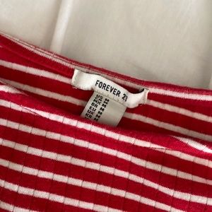 forever 21 stripped top great condition
